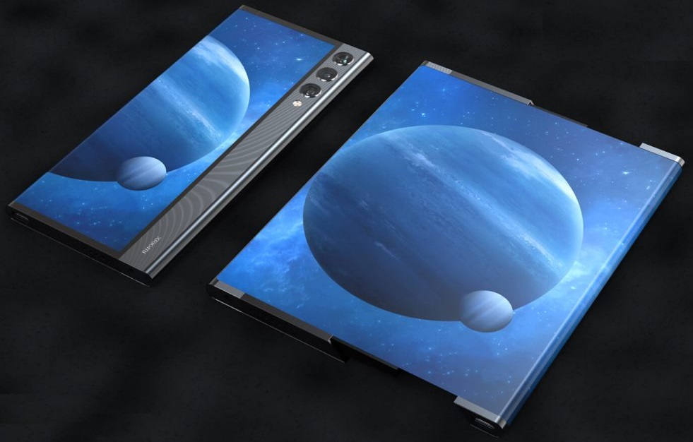 Begini Bentuk Ponsel Layar Gulung Milik Xiaomi