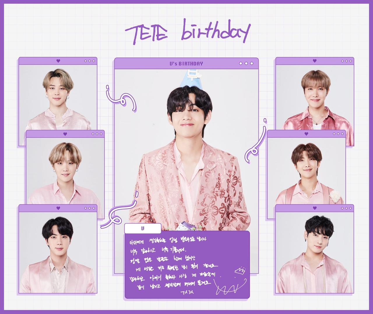 Kim Taehyung Kerap Disapa V Berulang Tahun Hari Ini