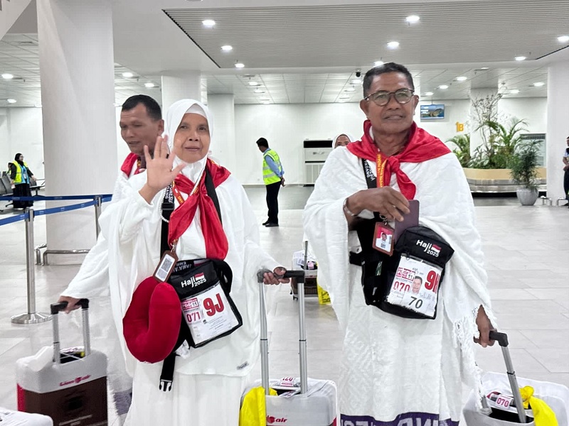 Embarkasi Padang Telah Berangkatkan 11 Kloter Jemaah Haji