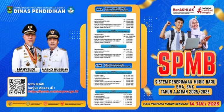 Pendaftaran Siswa Baru SMA/SMK Tahun Ajaran 2025/2026 Telah Dibuka