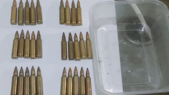 Gerebek Kedai Semarang, Polisi Sita 39 Peluru Aktif!