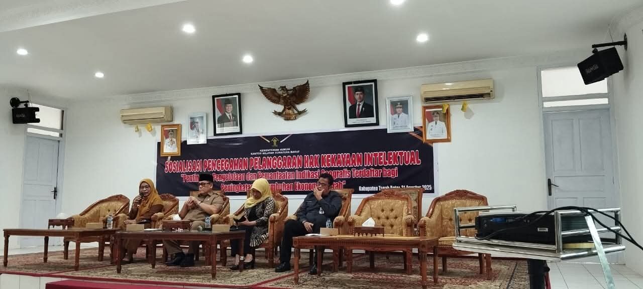 Tanah Datar Lindungi Produk Unggulan Daerah dengan Kekayaan Intelektual Indikasi Geografis
