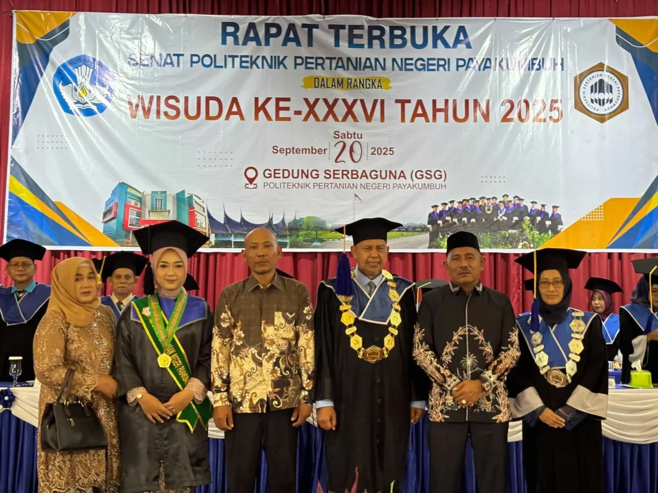 Politeknik Pertanian Negeri Payakumbuh Wisuda 557 Lulusan, Jumlah Terbanyak Sepanjang Sejarah Kampus