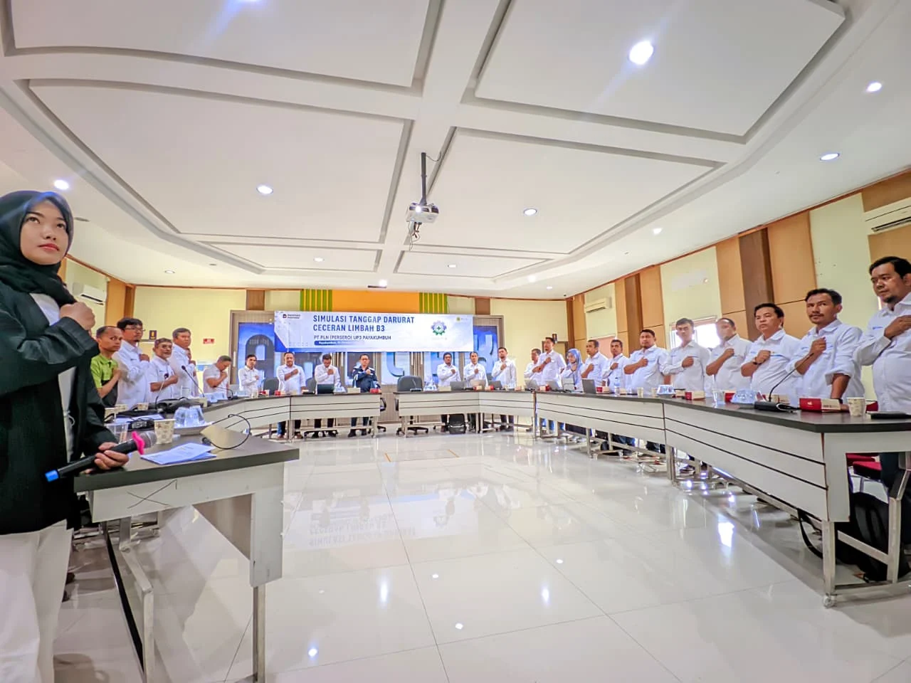 PLN Payakumbuh Tingkatkan Kesiapsiagaan, Gelar Simulasi Tanggap Darurat Limbah B3