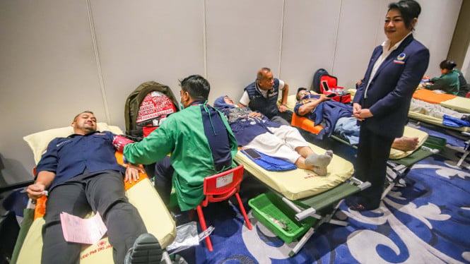 NasDem Gelar Donor Darah Nasional, Bantu Atasi Defisit