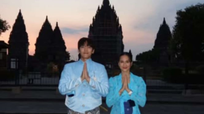 Ji Chang Wook Berbusana Jawa, Kagumi Prambanan Bersama Pevita