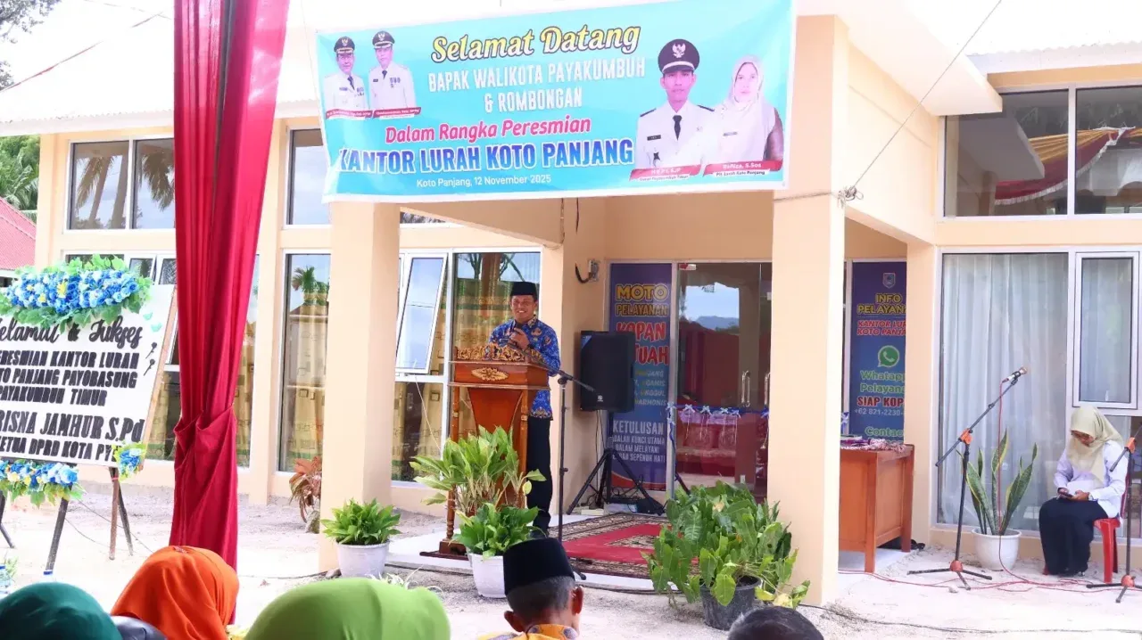 Resmikan Kantor Baru, Payakumbuh Tingkatkan Pelayanan Publik Kelurahan