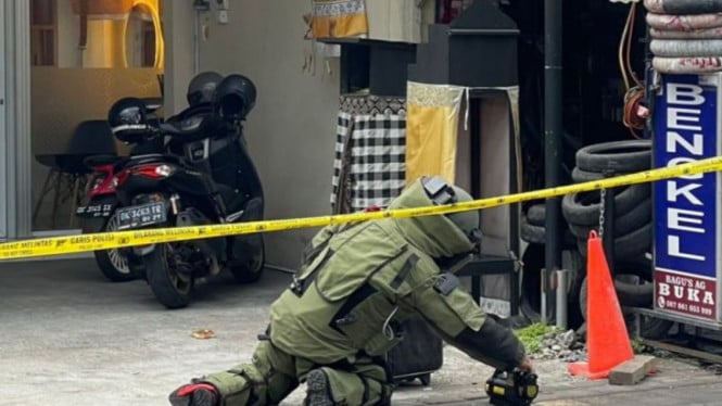 Koper Misterius Gegerkan Denpasar, Tim Jibom Temukan Mainan