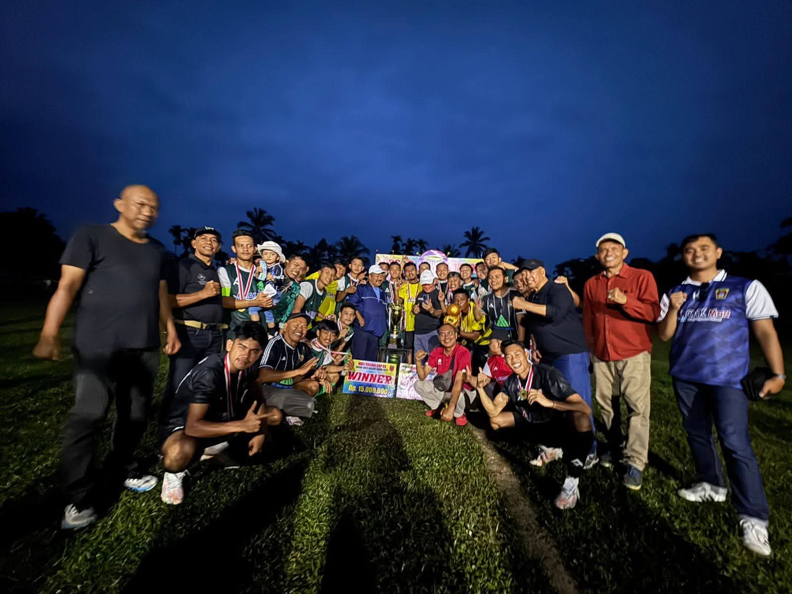 PSP Padang Juarai Nagari Cup, Tumbangkan Raja Tarkam Lewat Adu Penalti