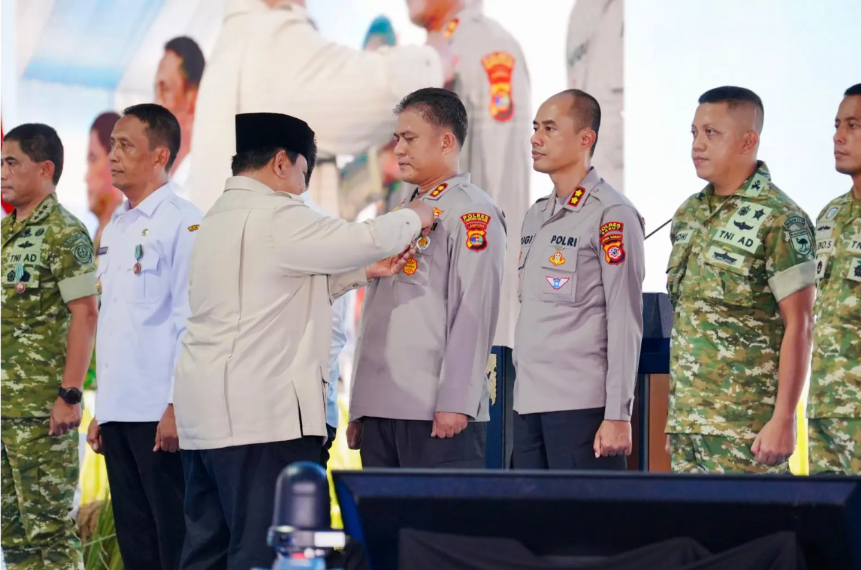 Polri Raih Penghargaan Atas Dukungan Aktif dalam Ketahanan Pangan