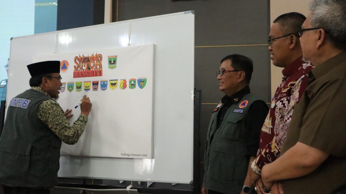 BNPB Sahkan R3P, Percepat Pemulihan Sumbar Pasca Bencana