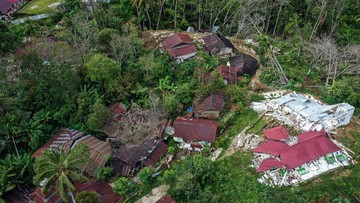 Tanah Bergerak Hancurkan Rumah Warga Tandihat, Tapanuli Selatan