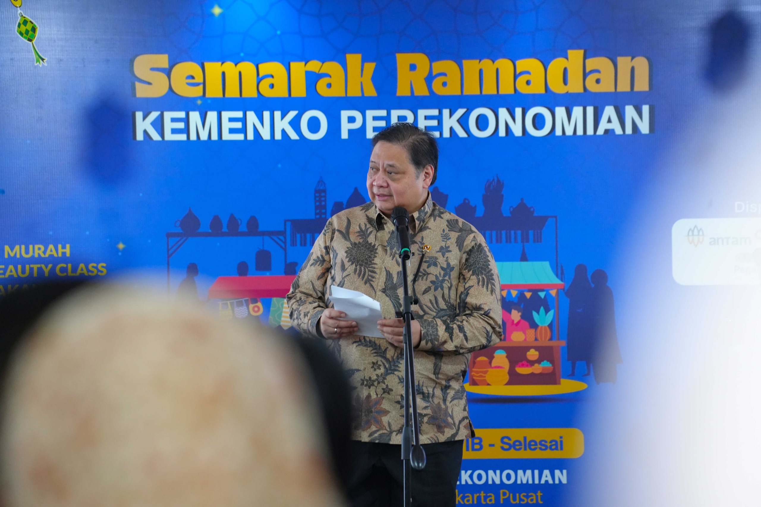 Menko Airlangga Buka Semarak Ramadan, Dorong UMKM dan Jaga Daya Beli