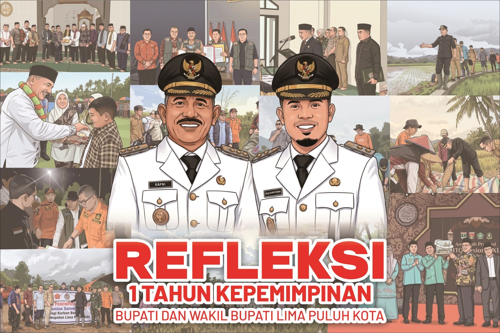 SAKATO Genjot Pembangunan Limapuluh Kota, Raih Dukungan Pusat dan Daerah