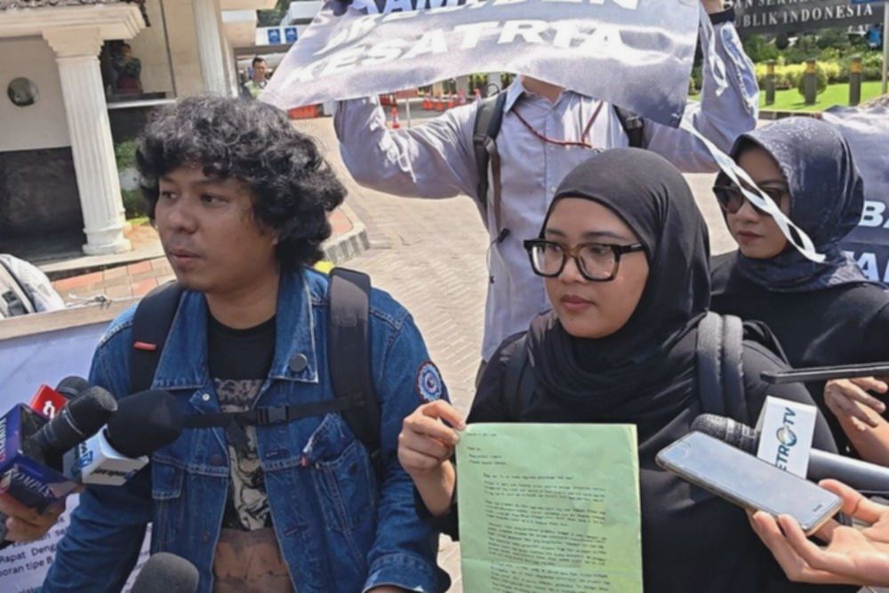 Koalisi Sipil Sampaikan Tuntutan Kasus Andrie Yunus kepada Presiden Prabowo