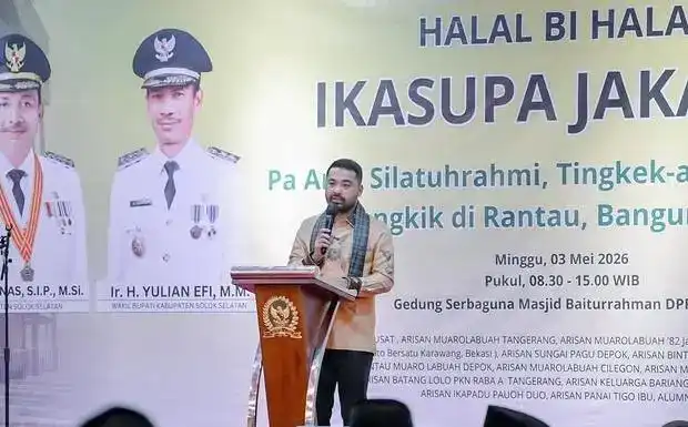 Zigo Rolanda Ajak Perantau Jaga Kekompakan Bangun Solok Selatan