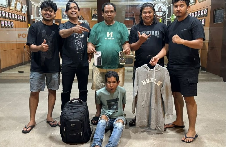 Tim Klewang Tangkap Pelaku Curat Gasak Emas-Laptop di Padang