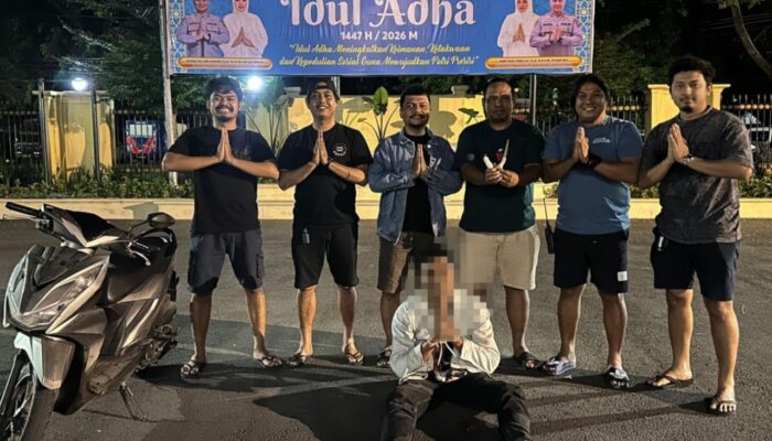 Tim Klewang Polresta Padang Ringkus Begal Bersenjata Tajam di Pantai Purus