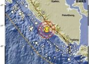 Gempa Magnitudo 3,1 Guncang Bengkulu Selatan, Pusat di Laut