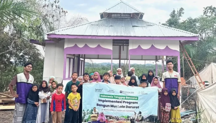 Bank Muamalat dan BMM Bangun Dua Musala bagi Penyintas Bencana Aceh