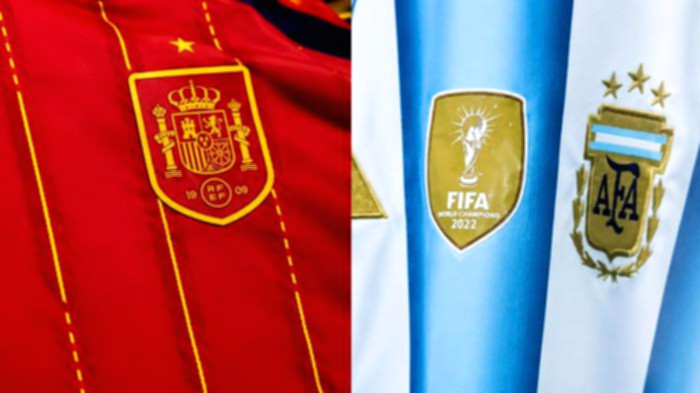 Lionel Messi tampak merenung setelah pertandingan final Piala Dunia 2026 antara Argentina melawan Spanyol.