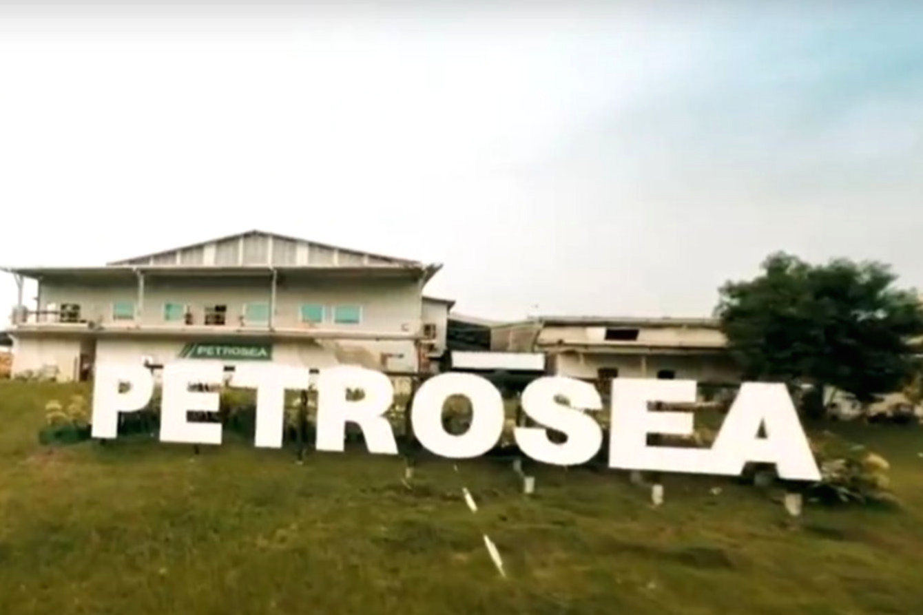 Papan penunjuk lokasi pertambangan batu bara di wilayah Kalimantan Tengah