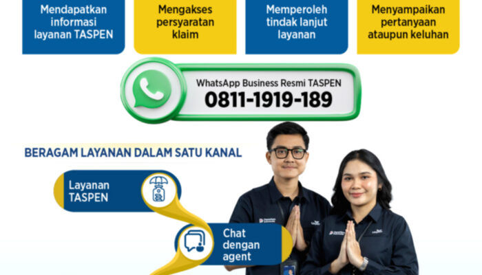 Cara Mudah Ajukan Pertanyaan ke Layanan WhatsApp Resmi TASPEN