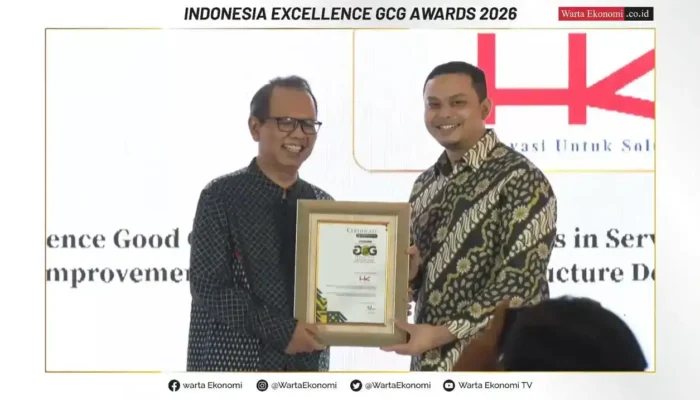Hutama Karya Raih Penghargaan Tata Kelola Perusahaan Terbaik Tahun 2026