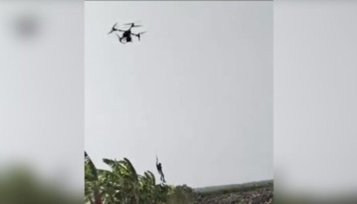 Viral Video Petani Terbang di Tuban, Pemilik Drone Mengaku Hanya Konten Iseng