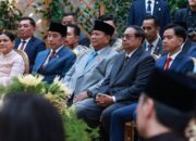 Prabowo Duduk Berdampingan dengan Jokowi dan SBY di Pernikahan Putra Thohir