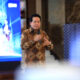 Perry Warjiyo saat memberikan keterangan resmi terkait jabatannya sebagai Gubernur Bank Indonesia.