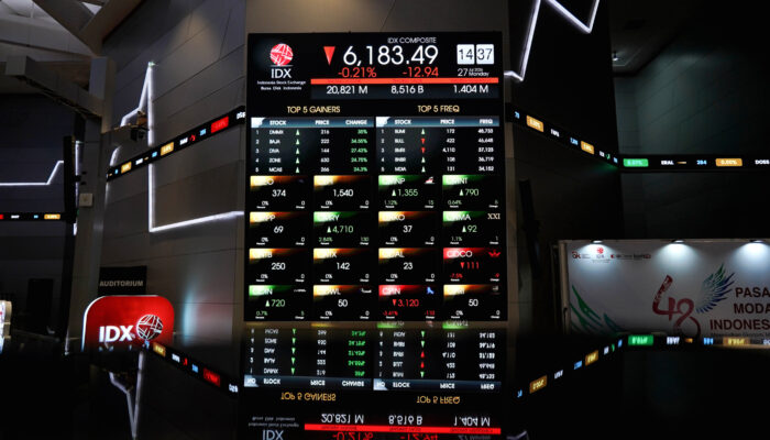 IHSG Melemah 0,64%, Transaksi Crossing Jumbo Rp 9,32 Triliun di MAPI