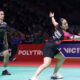 Pasangan ganda campuran Indonesia Amri Syahnawi dan Nita Violina Marwah saat bertanding di Japan Open 2026.