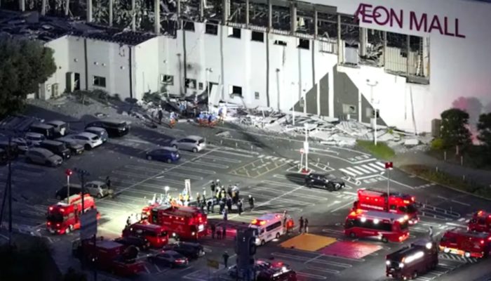 Gempa M7,1 Guncang Jepang, Bangunan AEON Mall Ambruk dan Korban Berjatuhan