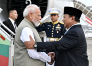 Tiba di Jakarta, PM Narendra Modi Temui Prabowo di Istana