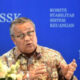 Gubernur Bank Indonesia Perry Warjiyo memberikan keterangan resmi terkait pengunduran dirinya