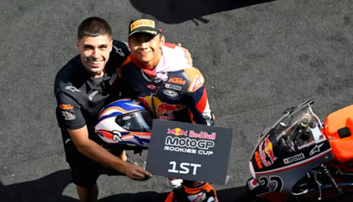 Kiandra Ramadhipa Ungkap Kunci Kemenangan di Red Bull Rookies Cup