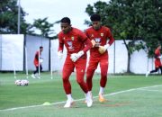 Teja Paku Alam mengikuti sesi latihan intensif Persib Bandung menjelang laga AFC Champions League Two