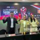 Pemain sepak bola putri bertanding dalam turnamen Srikandi Merdeka Cup di Jakarta