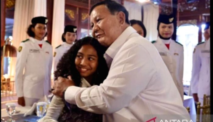 Prabowo Jamu Petugas Upacara HUT RI di Hambalang, Beri Apresiasi