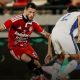 Jay Herdman saat menjalani debut bersama Bali United dalam laga melawan Persib Bandung di Gianyar.