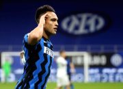 Presiden Inter Milan Giuseppe Marotta memberikan keterangan resmi terkait status Lautaro Martinez