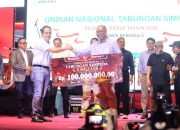 Ketua Umum Asbanda Agus H. Widodo dalam acara momentum transformasi digital tabungan Simpeda di Bengkulu.
