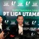 Logo PT Liga Utama Indonesia dan bola sepak sebagai simbol dimulainya kompetisi Championship pada 11 September 2026.