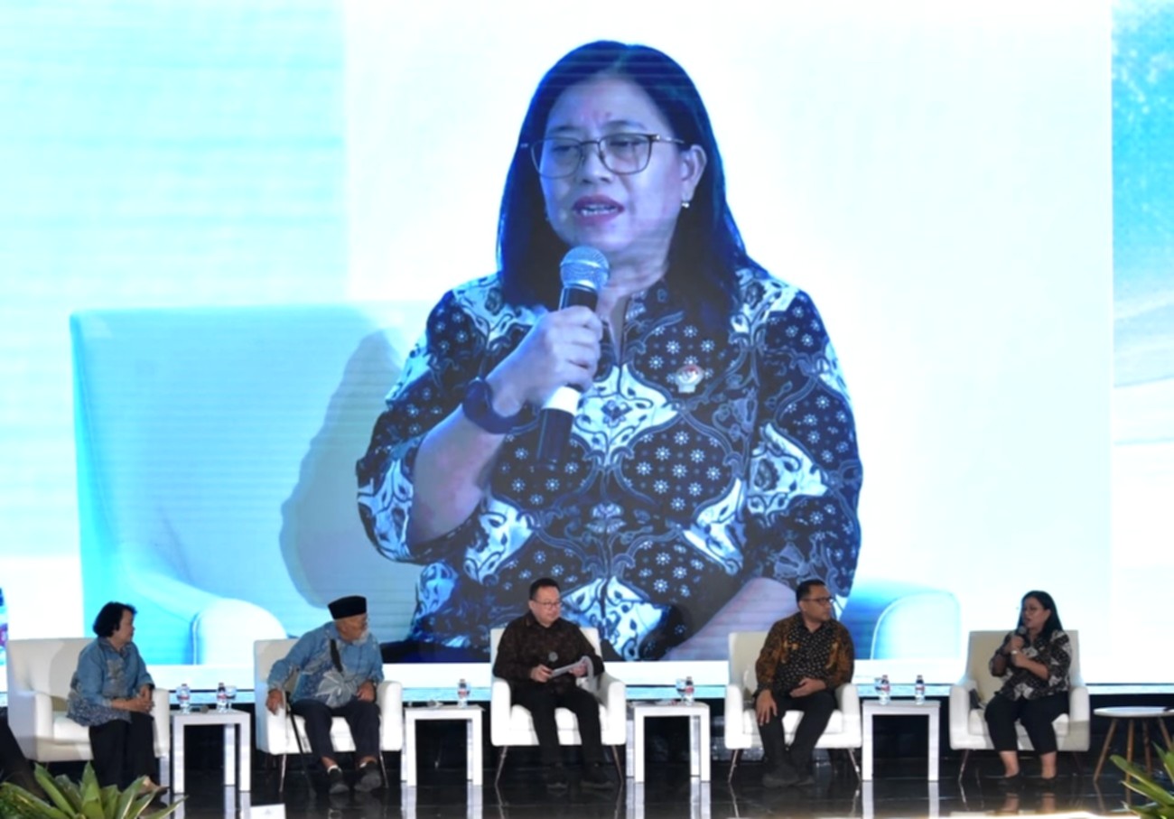 Penyintas aksi terorisme menghadiri acara Dari Luka Menjadi Kekuatan di The Tribrata, Jakarta