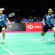 Amri Syahnawi dan Nita Violina Marwah saat bertanding di lapangan bulu tangkis Kejuaraan Dunia BWF 2026