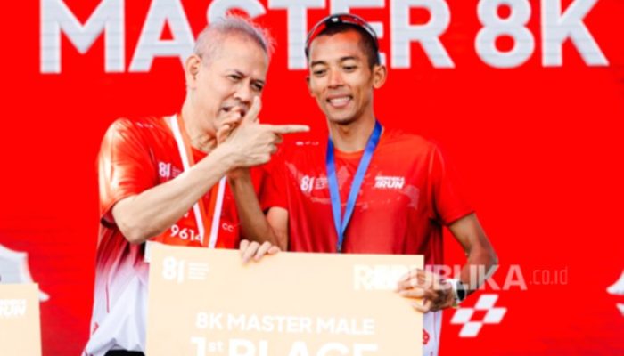 Agus Prayogo Tembus Catatan Waktu Terbaik di Merdeka Run