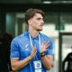 Mauro Zijlstra saat menjalani sesi latihan bersama Arema FC di Malang