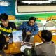 Menteri Koordinator Bidang Perekonomian Airlangga Hartarto saat memberikan keterangan terkait program vokasi dan magang.