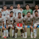 Pemain Timnas Indonesia tampak kecewa usai laga melawan Vietnam di Stadion Pakansari